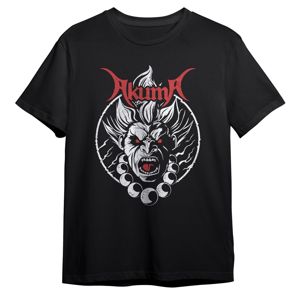 Camiseta Akuma Street Fighter Gamer Geek Nerd Blusa Camisa