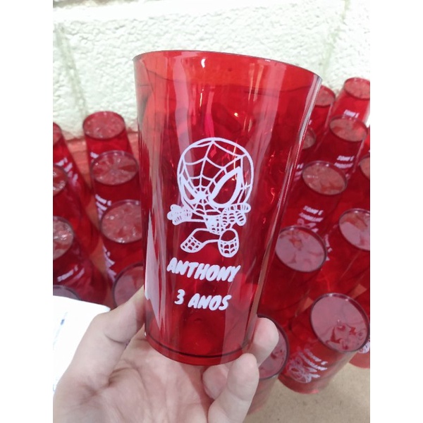 Kit de 50 Copos Twister 500 ML personalizado. em Oferta na Shopee
