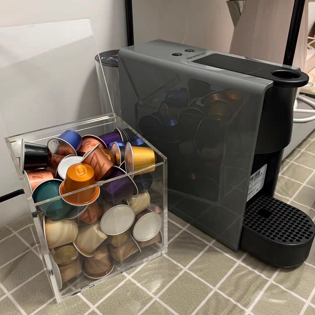 Caixa Acrílica De Cápsulas de Café Delta Q dolce gusto nespresso tres corações Porta Capsula