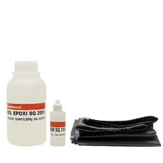 Kit Laminação em Fibra de Carbono (0,10 M²) em Oferta na Shopee