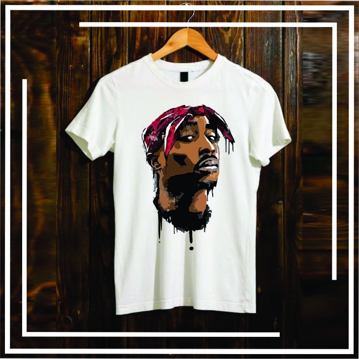 Camiseta Unissex Tupac 2pac Shakur Hip Hop Rap Gangster Thug Life