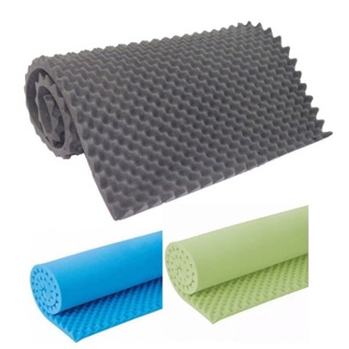 Colchão Caixa De Ovo Pillow -85cm X 185cm X 4cm Chumbo D13 / Verde D33 / Azul D28 - Luckspuma em Oferta na Shopee