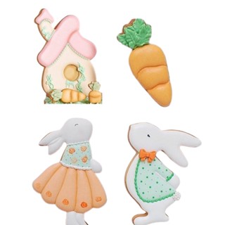 Cortador de Biscoito Pasta Americana Biscuit Sr e Sra Coelho CT10933