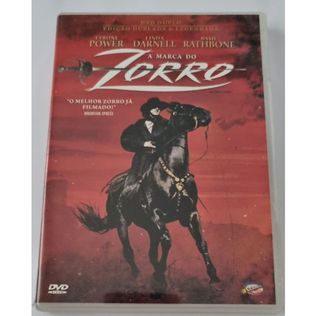 A marca do zorro - dvd
