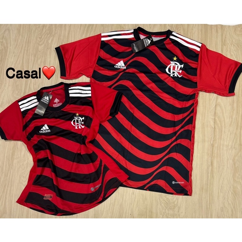 Camisa Time pré jogo novo manto Flamengo blusas masculina e feminina