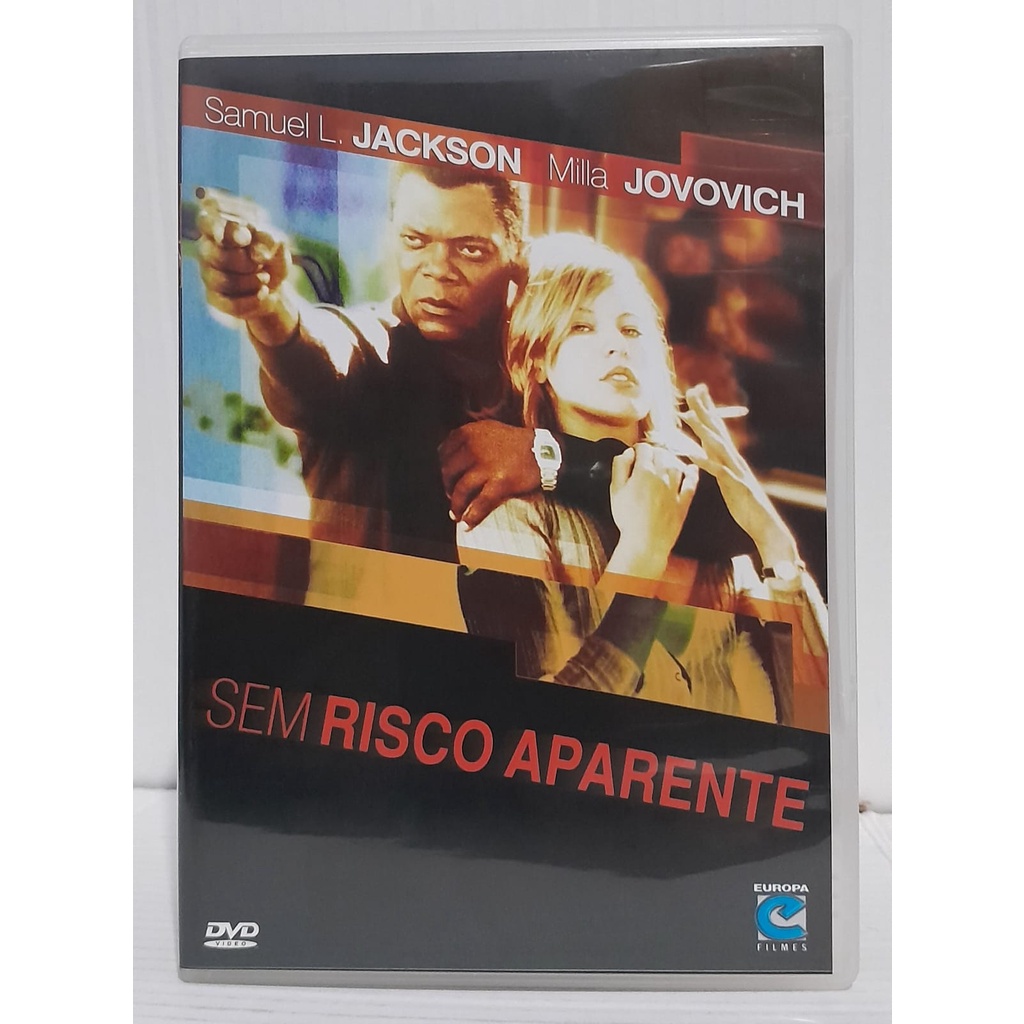 Dvd Sem Risco Aparente - Samuel L. Jackson - Dublado - Original Usado Novinho