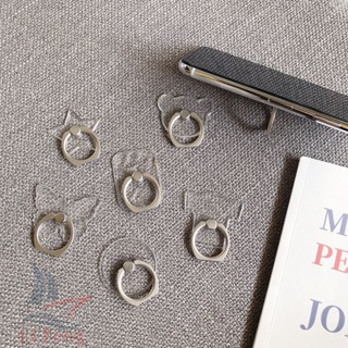 Suporte De para celular com anel de metal Acrílico Transparente Rotação 360º em Oferta na Shopee