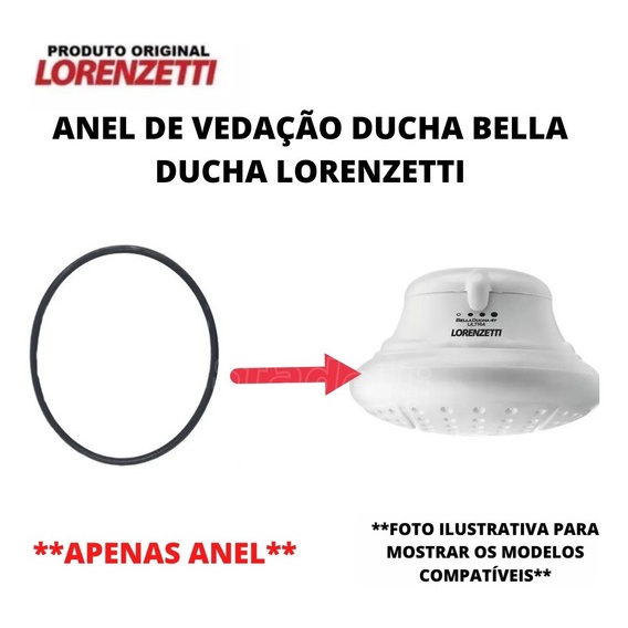 Anel De Vedação Bella Ducha - Ref. 10008 - Original Lorenzetti
