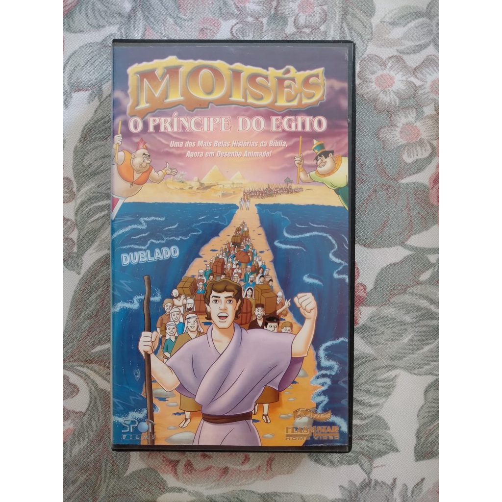 VHS DESENHO BIBLICO - MOISÉS, O PRINCIPE DO EGITO
