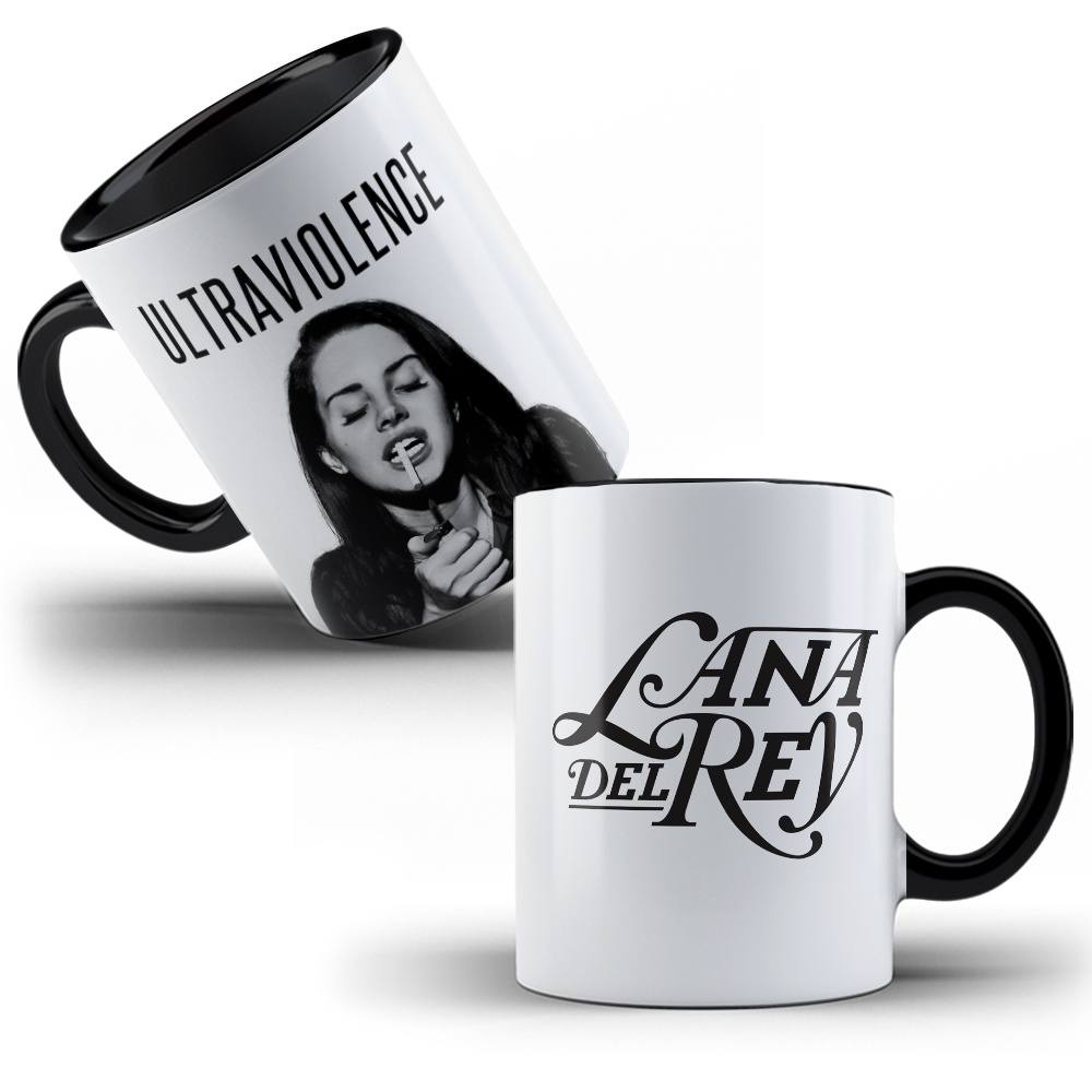 Caneca Porcelana Personalizada Cantora Lana Del Rey em Oferta na Shopee