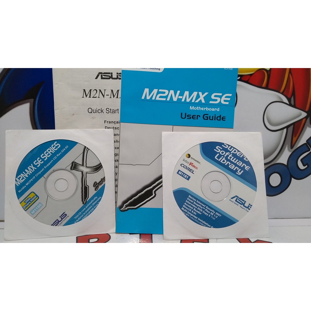manual e cds da placa mãe m2n asus