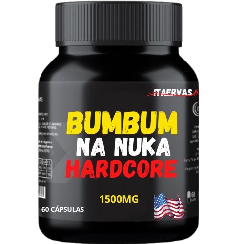 Bumbum Na Nuca Hardcore 1500mg Massa Muscular Hipertrofia Ganhar Peso Rápido