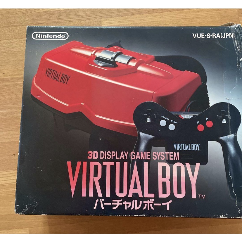 Nintendo VIRTUAL BOY Video Game Console 6 software Rare no BOX JP