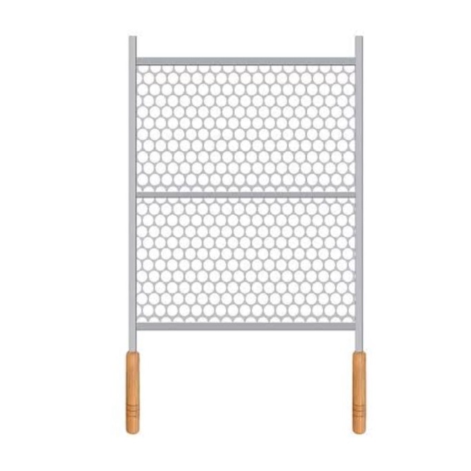 GRELHA EM INOX  PARA CHURRASQUEIRA 60X50 TEMOS VARIAS MEDIDAS em Oferta na Shopee