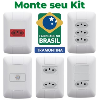 Tomadas Interruptores Tramontina Aria Módulos 10A/20A