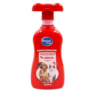Condicionador Genial Pet 500ml (morango + Buriti) Caes e Gatos