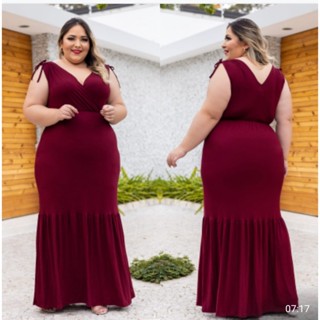 Vestido plus size longo