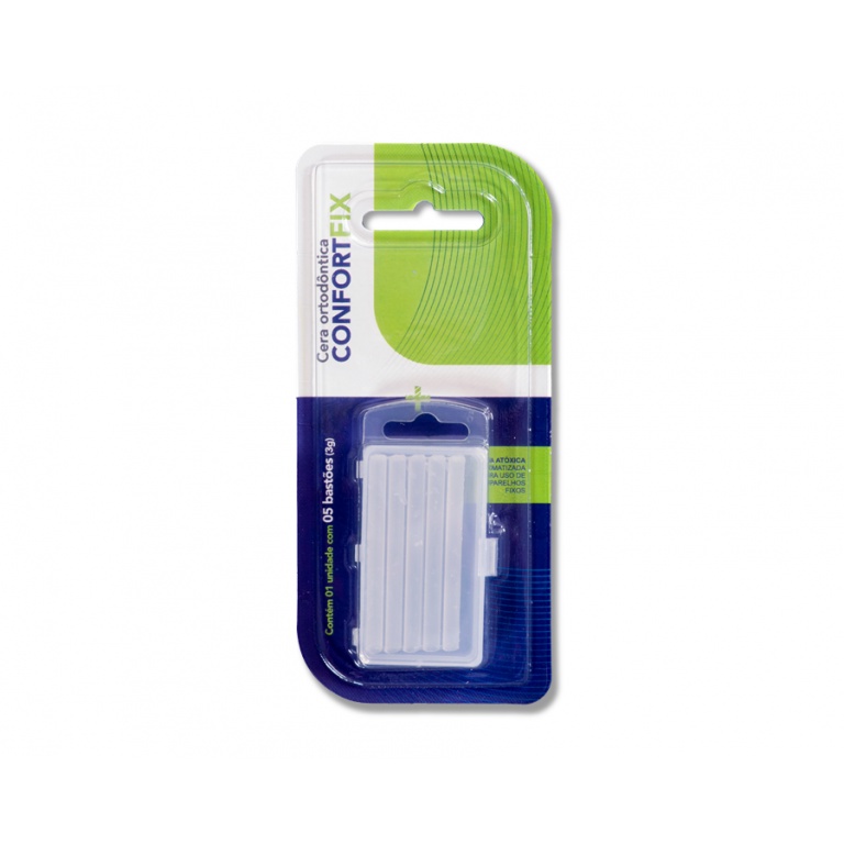 5 UNID CERA DENTAL ORTODONTICA COM AROMA GREEN PROFESSIONAL - Ideal para quem usa aparelho.