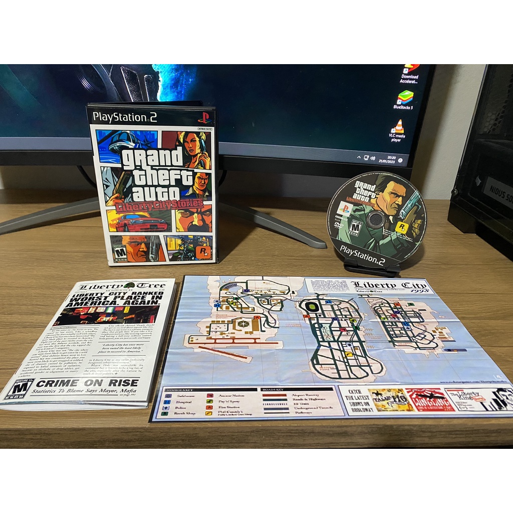 GTA Liberty City Stories /Mapa/Manual para PS2