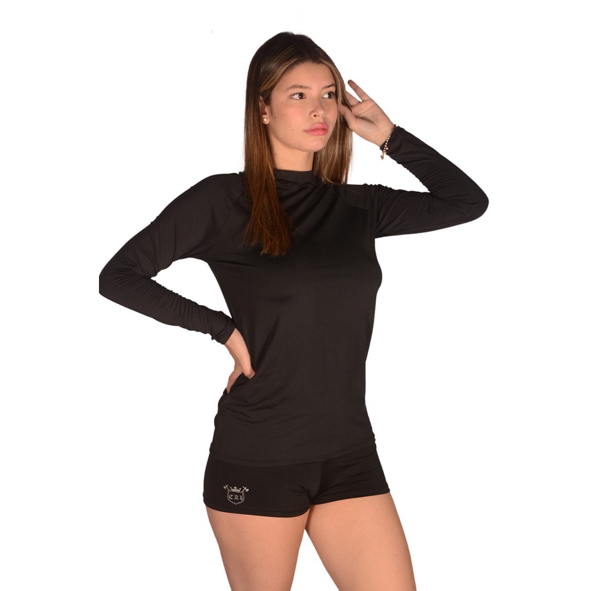 conjunto UV feminina proteção solar UV+50 Camisa segunda pele Térmica em Oferta na Shopee