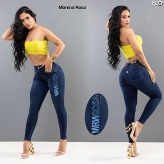 Calça feminina Morena Rosa jeans com elastano