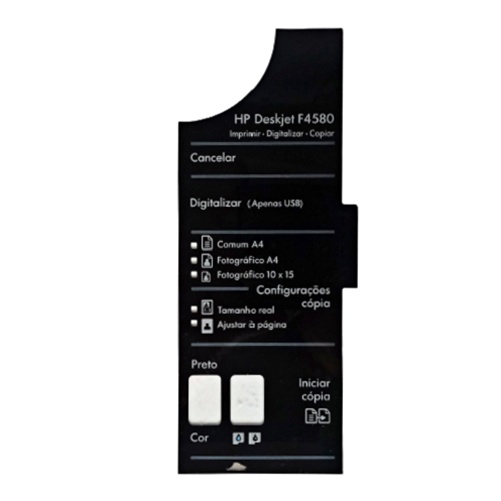Adesivo do painél para impressora HP multifuncional deskjet F4580