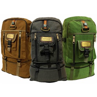 Mochila de lona masculina grande reforçada 50L qualidad resistênte mochila escolar bolsa mochila feminina mochila Universitária Unissex