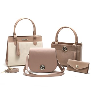 Bolsas feminina Kit 4, bolsas grande, media, pequena e carteira + alça transversal !
