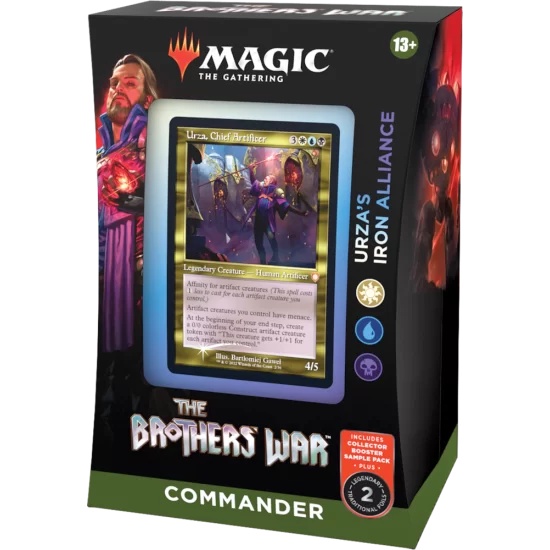 MAGIC - A GUERRA DOS IRMÃOS - DECK DE COMMANDER - URZA'S IRON ALLIANCE EM INGLÊS