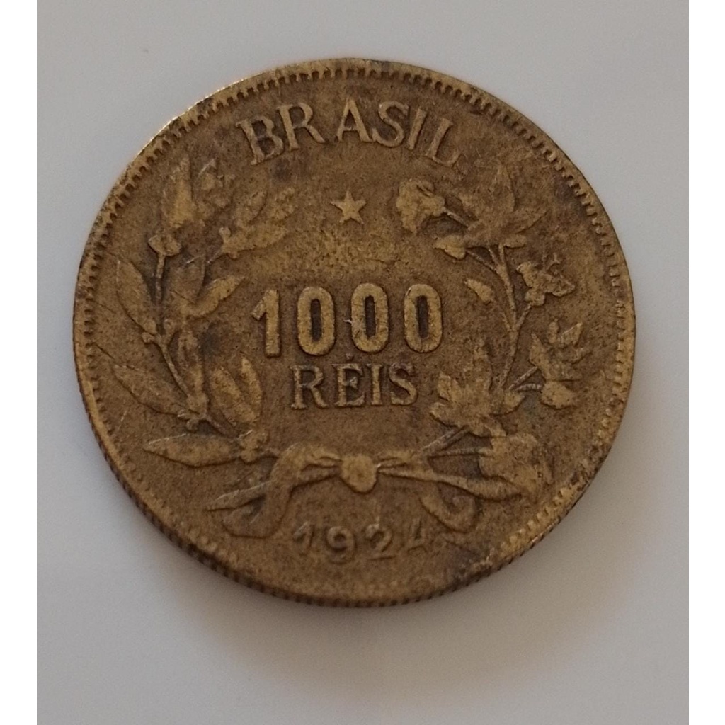 MOEDA 1000 REIS 1924 - S714