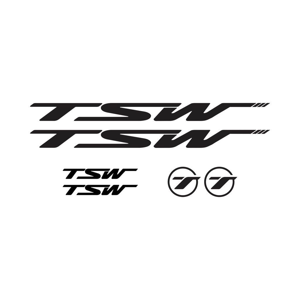 Adesivos para Quadro Bicicleta Bike Tsw Esporte Ciclismo