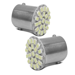Par Lâmpada LED 1 Polo Trava BA15S 22 LEDs Branca Ré