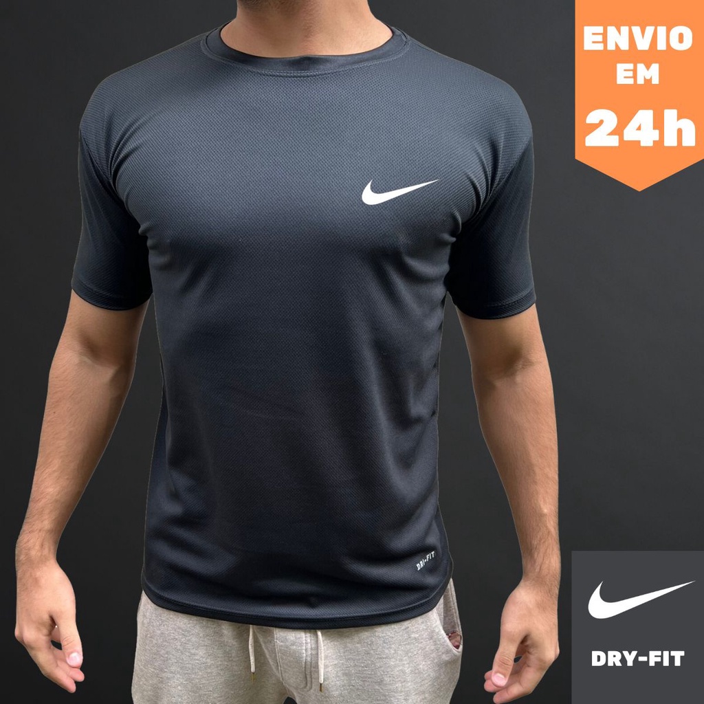 Camiseta Drifit Nike Slimfit Academia Dry fit Antitranspirante - ENVIO RÁPIDO