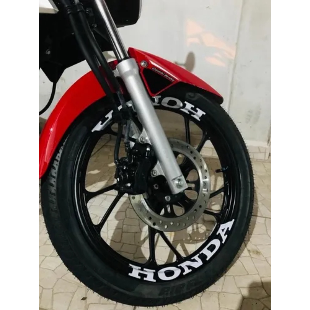 KIT ADESIVOS PARA RODAS / HONDA / 8 ADESIVO DE RODA / ADESIVO MOTO ...