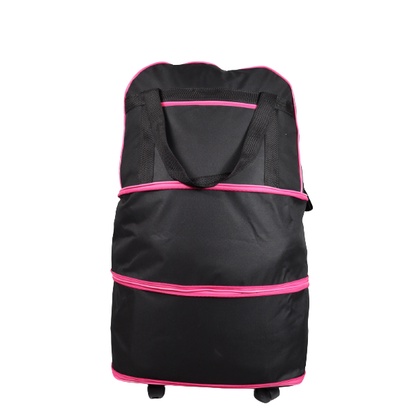 Bolsa para Sacoleira,Mala De Viagem Grande C/rodinhas 3 Aberturas Expansível Dobrável em Oferta na Shopee