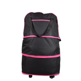 Bolsa para Sacoleira,Mala De Viagem Grande C/rodinhas 3 Aberturas Expansível Dobrável
