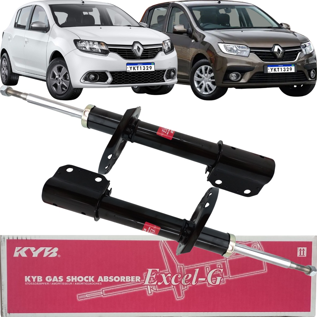 Par Amortecedor Dianteiro KYB Logan Sandero 1.6 2014 a 2020 em Oferta na Shopee