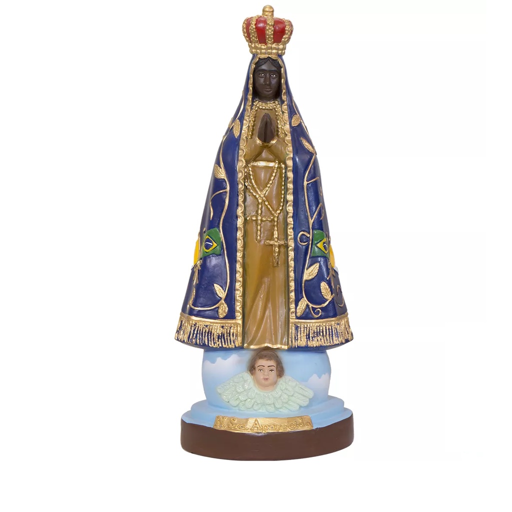 Imagem Nossa Senhora Aparecida de 40 cm Gesso Resinado