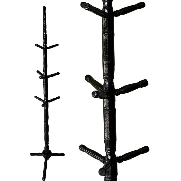 Cabideiro de chao colorido Mancebo Arara De Roupas 10 Ganchos Em Madeira em Oferta na Shopee