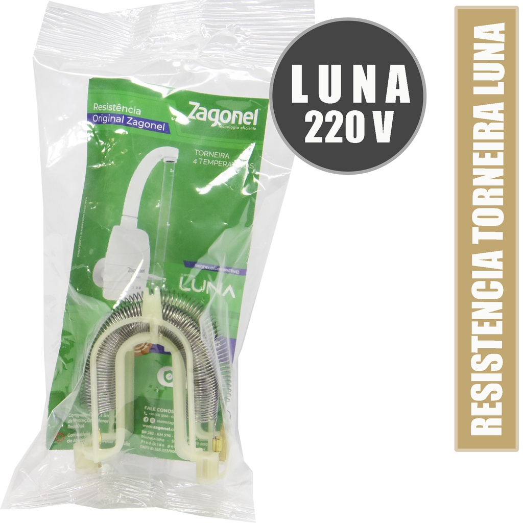 RESISTENCIA PARA TORNEIRA ELETRICA MODELO LUNA 220V ZAGONEL em Oferta na Shopee