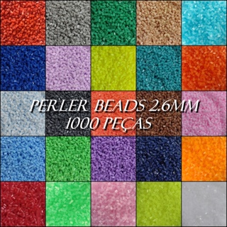 Perler Hama Beads 2.6mm Pixel Arte 1.000 Pçs escolha a Cor. em Oferta na Shopee