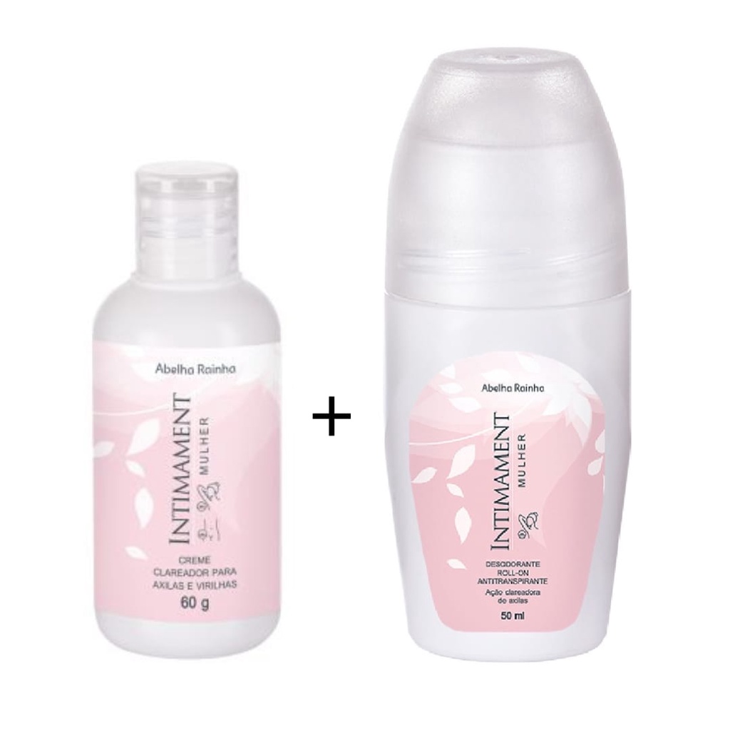 Kit creme clareador intimo de axilas e virilha + desodorante clareador de axilas .