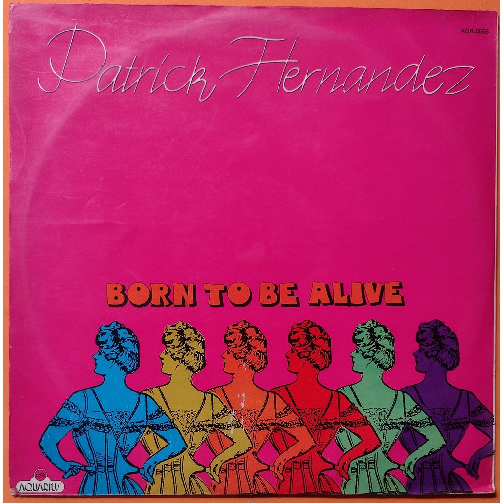 Lp Patrick Hernandez Born To Be Alive 1979 Vinil Blue Raro