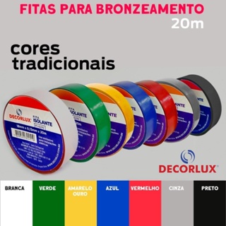 10 Fitas Para Bronzeamento 18mm x 20m - Decorlux/Decorbronze em Oferta na Shopee