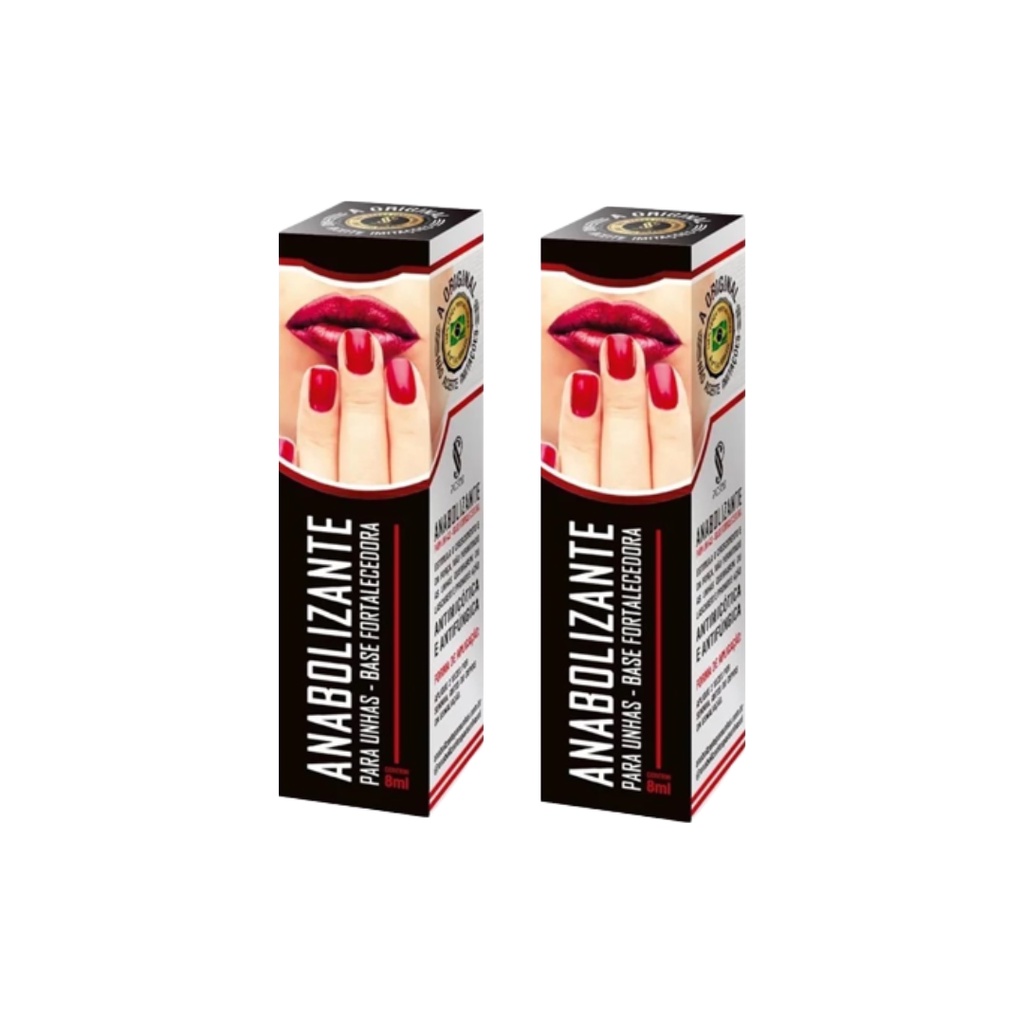 PacStar  2 Base Fortalecedora para unhas Anabolizante sem formol 8ml
