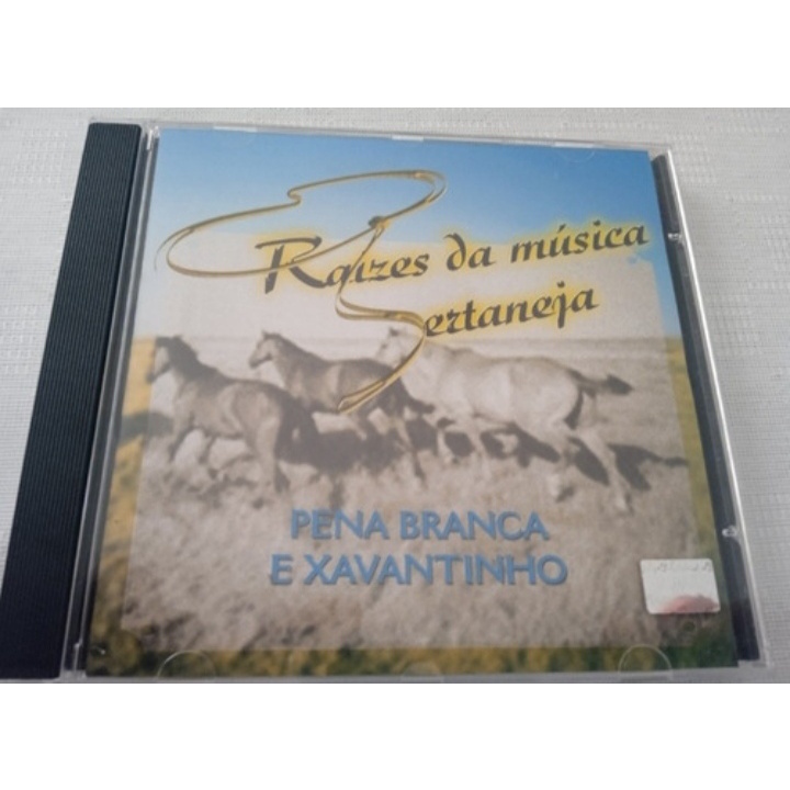 Cd pena branca & xavantinho série raízes da música caipira perfeito estado mídia e capa