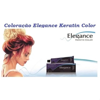 Coloração Elegance Keratin Color em Oferta na Shopee