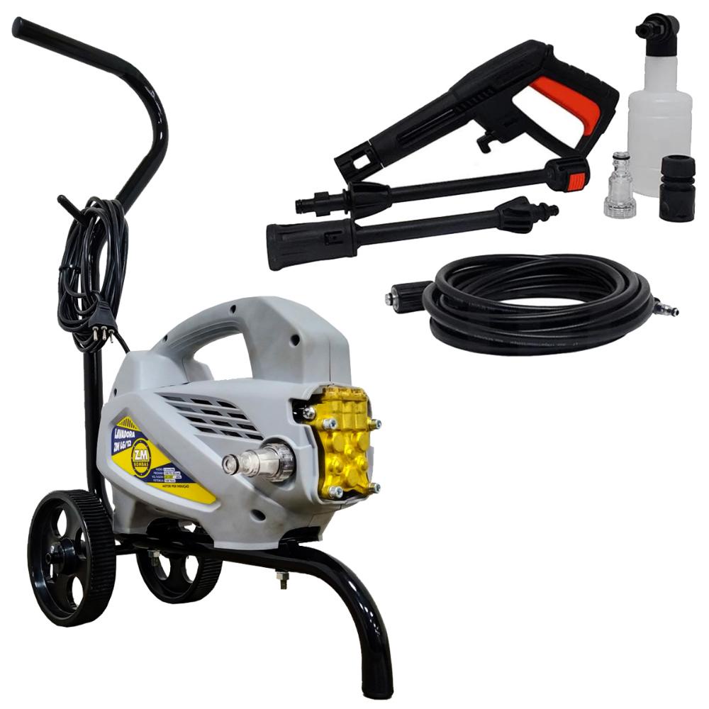 Lavadora Alta Pressão Portátil 2cv L6/12 1600w + Carrinho Zm - Home & Living
