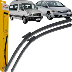 Par Palhetas Dianteiras Dyna New Civic 2007 a 2011 Sprinter