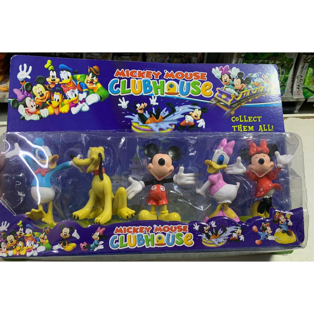 Kit 5 bonecos turma do mickey | Shopee Brasil